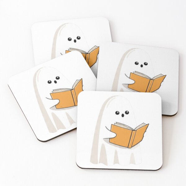 Item preview, Funny Reading Ghost - Cute Spooky Book Lover Aesthetic designed and sold by Tw1nsAIArt.