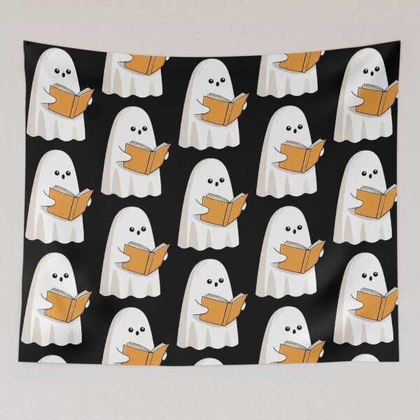 Item preview, Funny Reading Ghost - Cute Spooky Book Lover Aesthetic designed and sold by Tw1nsAIArt.
