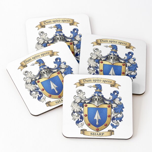 Item preview, The Sharp Family Coat of Arms designed and sold by BagTown Clans.