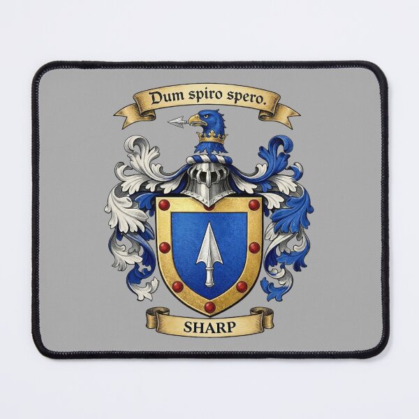 Item preview, The Sharp Family Coat of Arms designed and sold by BagTown Clans.