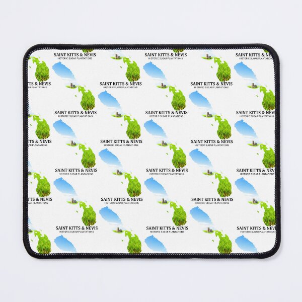 Item preview, Saint Kitts and Nevis Map Historic Sugar Plantations Art designed and sold by AbulailArt.