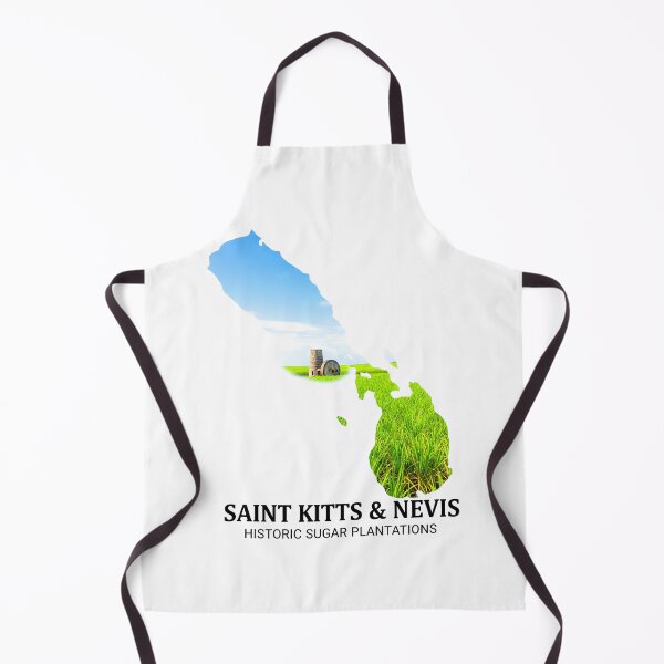 Item preview, Saint Kitts and Nevis Map Historic Sugar Plantations Art designed and sold by AbulailArt.