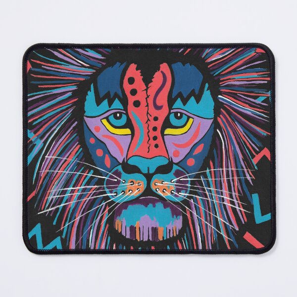 Item preview, Colorful Lion Face  designed and sold by Sartoris Art.