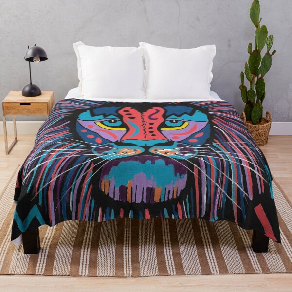 Item preview, Colorful Lion Face Painting designed and sold by Sartoris Art.