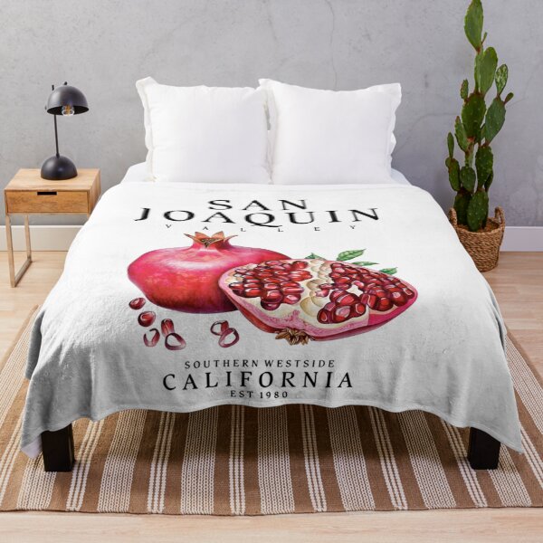 Item preview, San Joaquin Valley Pomegranate Poster - California Grown Vintage Art designed and sold by Krasnovaovaova.