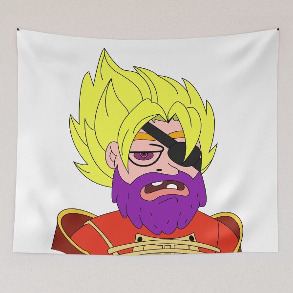 Item preview, Super Saiyan‑Inspired Armored Warrior Character designed and sold by DesignbyAnnaM.