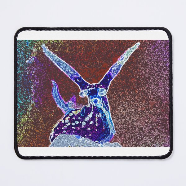 Item preview, violet deer seaslug illusionistic art designed and sold by Wolkenleserin.