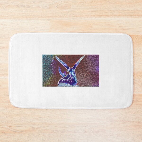 Item preview, violet deer seaslug illusionistic art designed and sold by Wolkenleserin.