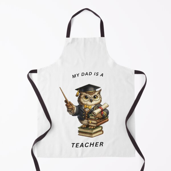 Item preview, My Dad Is a Teacher Owl – Cute Professor Animal Design designed and sold by GeoWild Designs.