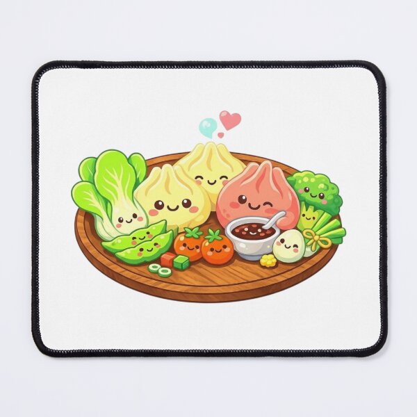 Item preview, Kawaii Banquet: Dumplings and Friends designed and sold by The sticker haven.