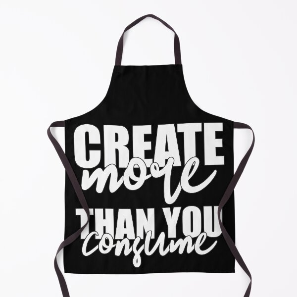Item preview, Create More Than You Consume - Motivational Maker Typography designed and sold by Vision Crafted.