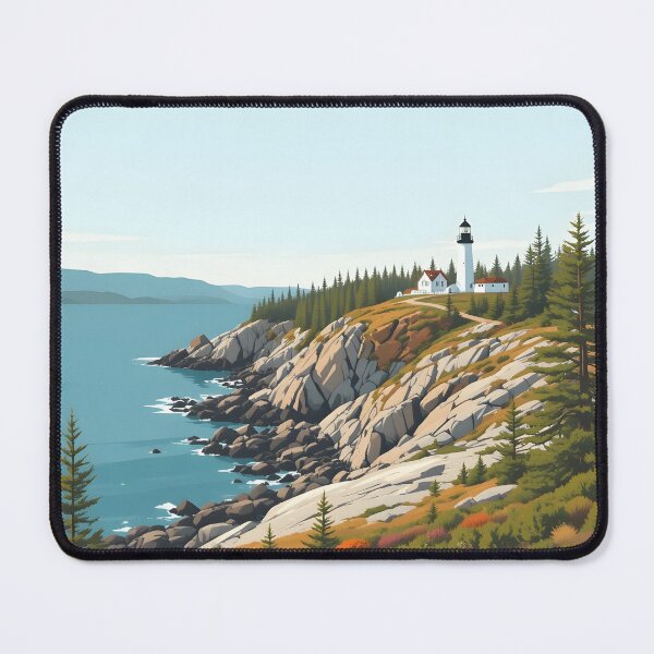 Item preview, Acadia National Park – Travel Poster Nature Landscape designed and sold by wildexperience.
