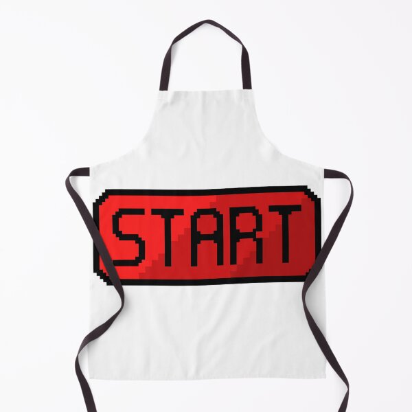 Item preview, Pixel Art START Button - Retro 8-Bit Arcade Game UI Print designed and sold by DesignArtist.ia.
