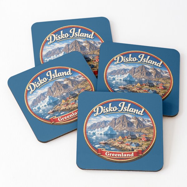 Item preview, Disko Island, Greenland – Coastal Village & Iceberg designed and sold by Girih.