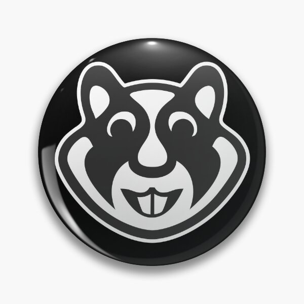 Item preview, Cute Hamster Mascot Black and White Minimalist Logo designed and sold by OsunaTero.