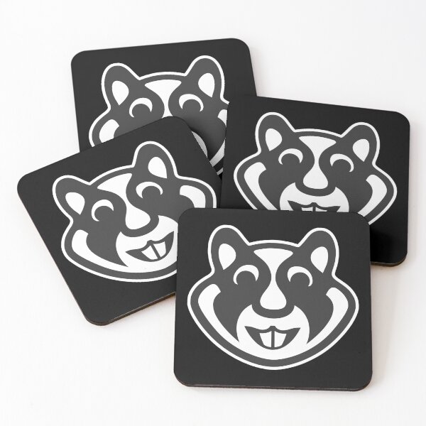 Item preview, Cute Hamster Mascot Black and White Minimalist Logo designed and sold by OsunaTero.