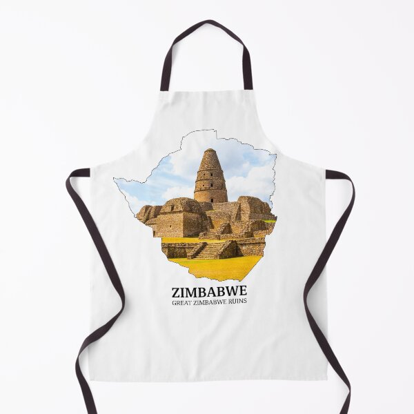 Item preview, Zimbabwe Map Great Zimbabwe Ruins and Ancient Heritage Art designed and sold by AbulailArt.