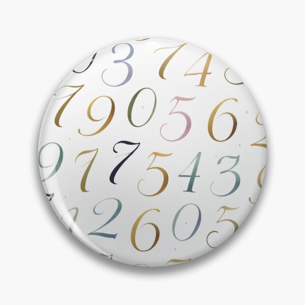 Item preview, Elegant Number Chaos Pattern – Minimal Luxury Typography Art designed and sold by DrizzyV.