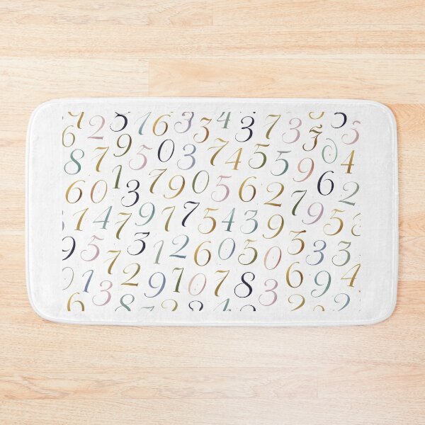 Item preview, Elegant Number Chaos Pattern – Minimal Luxury Typography Art designed and sold by DrizzyV.