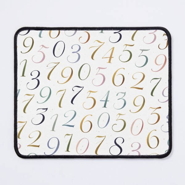 Item preview, Elegant Number Chaos Pattern – Minimal Luxury Typography Art designed and sold by DrizzyV.