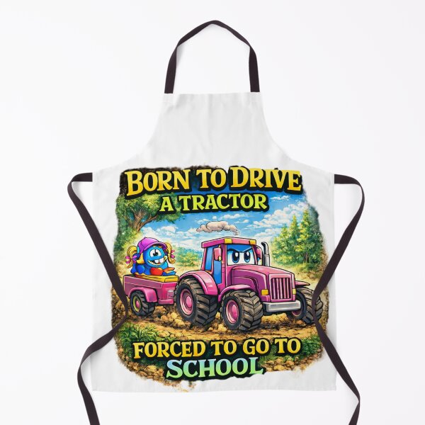 Item preview, Born to Drive a Tractor designed and sold by CrazyGirlllc.