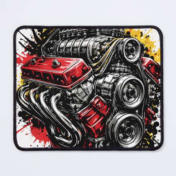Item preview, Urban Rebel Engine – Street Art Automotive Illustration designed and sold by DrizzyV.