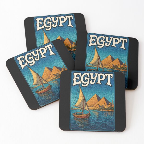 Item preview, Egypt Piramids Trippy Travel designed and sold by TomFrontierArt.