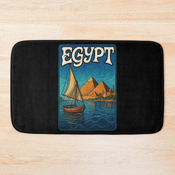 Item preview, Egypt Piramids Trippy Travel designed and sold by TomFrontierArt.