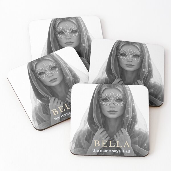Item preview, Bella Masked Muse -Elegant Minimal Portrait T- Shirt designed and sold by Suzie-Mara.