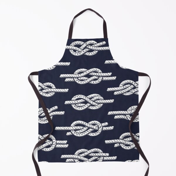 Item preview, Nautical Knot Pattern – Minimal Navy Blue Maritime Design designed and sold by DrizzyV.