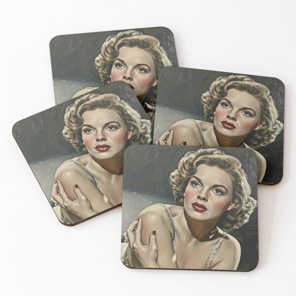 Item preview, The Over the Rainbow Icon: Judy Garland Luminous Satin Impasto Portrait designed and sold by Art's Diner.