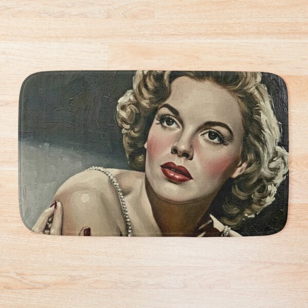 Item preview, The Over the Rainbow Icon: Judy Garland Luminous Satin Impasto Portrait designed and sold by Art's Diner.