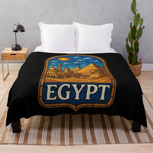 Item preview, Egypt Piramids Stained Glass Travel designed and sold by TomFrontierArt.