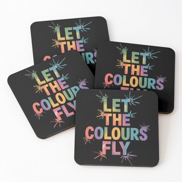 Item preview, Let The Colours Fly Holi Shirt | Pastel Multi-Gradient Starburst Spark Festival of Colors Spring Quote Tee designed and sold by DarylWelsh2024.