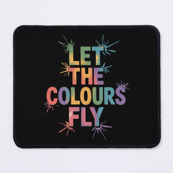 Item preview, Let The Colours Fly Holi Shirt | Pastel Multi-Gradient Starburst Spark Festival of Colors Spring Quote Tee designed and sold by DarylWelsh2024.