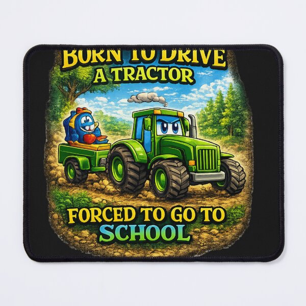 Item preview, Born to Drive Tractors designed and sold by CrazyGirlllc.