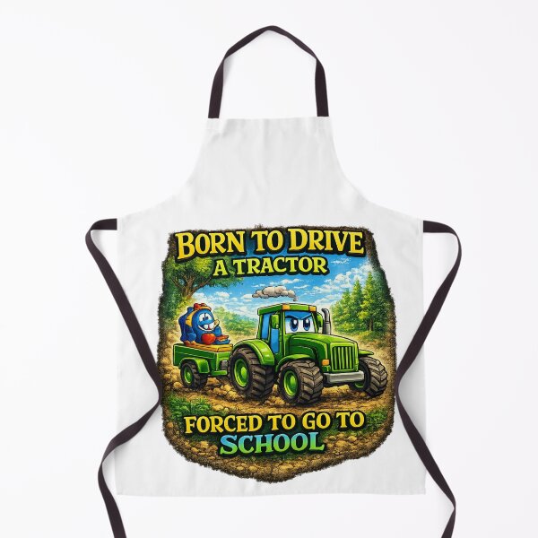 Item preview, Born to Drive Tractors designed and sold by CrazyGirlllc.