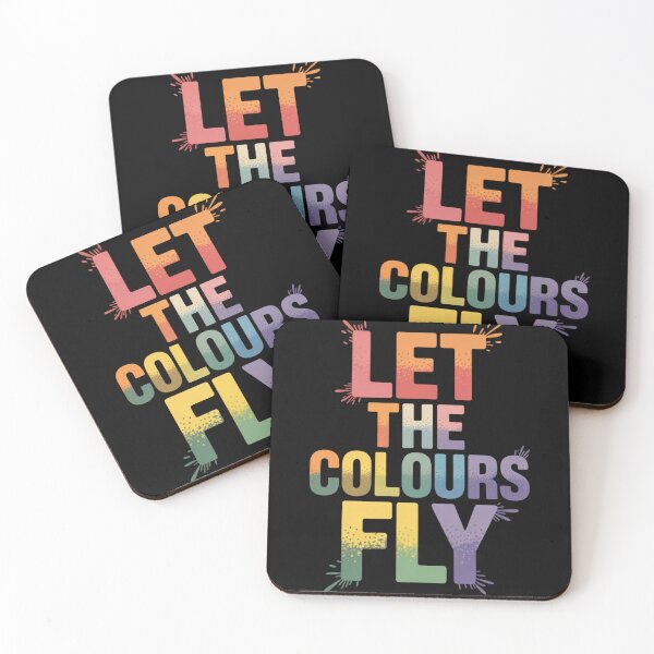 Item preview, Let The Colours Fly Holi Shirt | Warm Sunset Gradient Dissolving Powder Festival of Colors Spring Tee designed and sold by DarylWelsh2024.