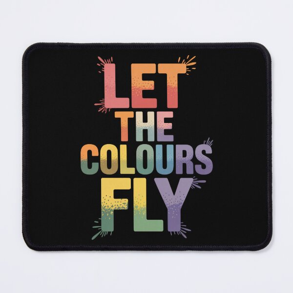 Item preview, Let The Colours Fly Holi Shirt | Warm Sunset Gradient Dissolving Powder Festival of Colors Spring Tee designed and sold by DarylWelsh2024.