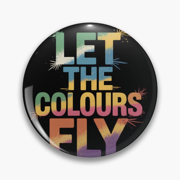 Item preview, Let The Colours Fly Holi Shirt | Cool to Warm Gradient Powder Spray Spark Festival of Colors Quote Tee designed and sold by DarylWelsh2024.