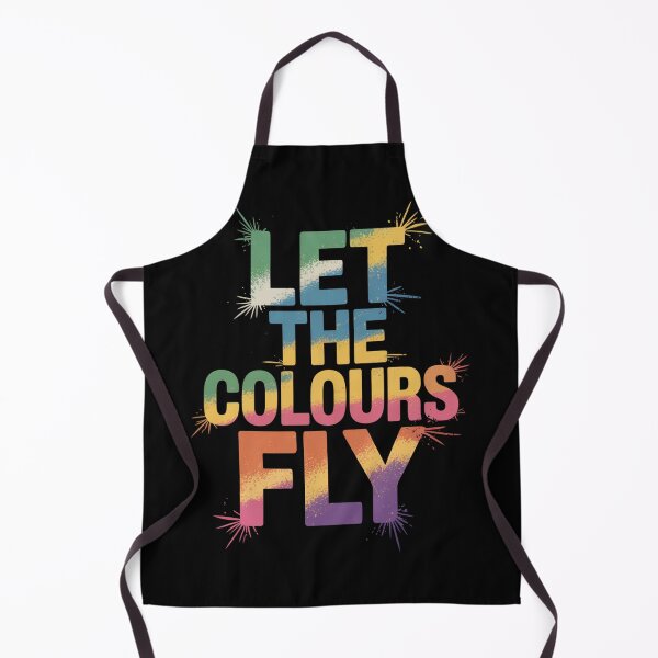 Item preview, Let The Colours Fly Holi Shirt | Cool to Warm Gradient Powder Spray Spark Festival of Colors Quote Tee designed and sold by DarylWelsh2024.