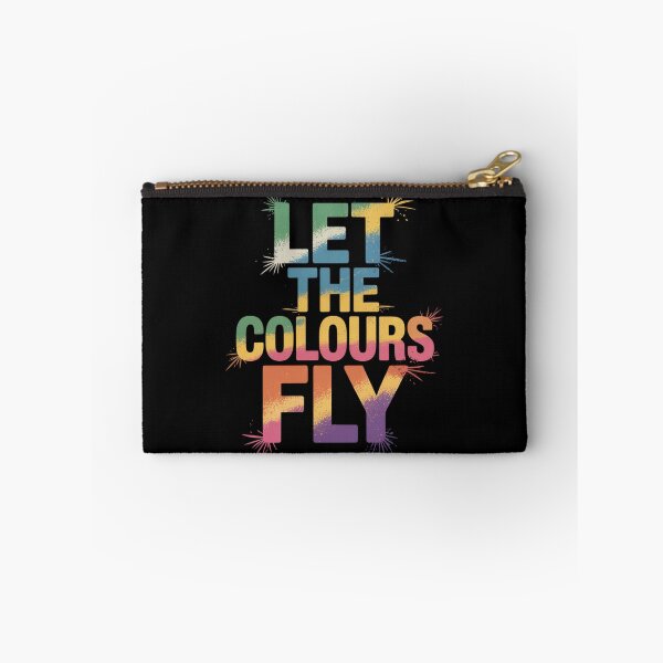 Item preview, Let The Colours Fly Holi Shirt | Cool to Warm Gradient Powder Spray Spark Festival of Colors Quote Tee designed and sold by DarylWelsh2024.