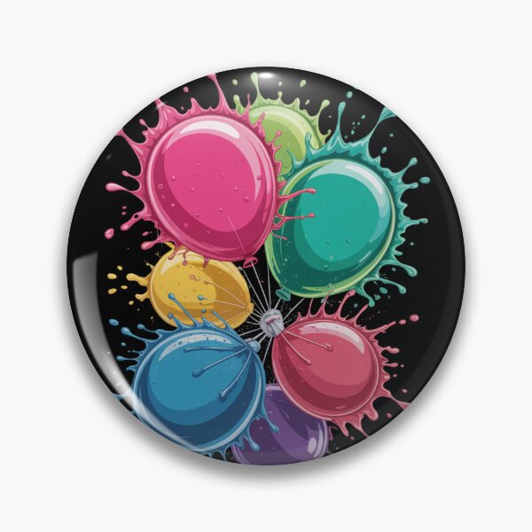 Artikelvorschau, Holi-Wasserballon-Bouquet-Shirt | Sechsfarbiges, glänzendes T-Shirt zum Holi-Wasserballon-Festival der Farben – Frühlingsfest entworfen und verkauft von DarylWelsh2024.