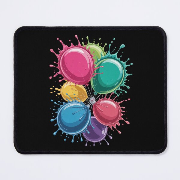 Item preview, Holi Water Balloon Bouquet Shirt | Six Color Glossy Balloon Splash Festival of Colors Spring Celebration Tee designed and sold by DarylWelsh2024.