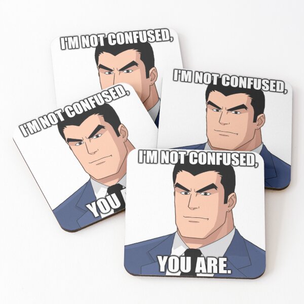 Item preview, I’m Not Confused You Are Retro Comic Meme designed and sold by rainbowgremlin.