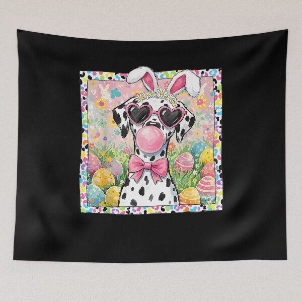 Item preview, Easter Dog Bunny Ears Funny Dalmatian Easter Bunny Dog designed and sold by Boutkimaewab.