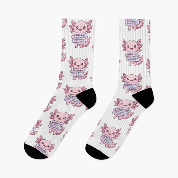 Item preview, Kawaii Axolotl Brain Fog Loading designed and sold by Visual Dept..
