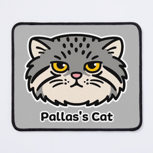 Item preview, Grumpy Pallas's Cat Face designed and sold by OEKAKIYASAN.