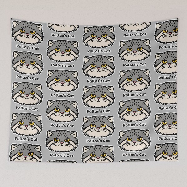 Item preview, Grumpy Pallas's Cat Face designed and sold by OEKAKIYASAN.