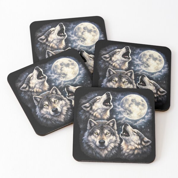 Item preview, Three Wolf Moon Vintage 90s Airbrush Y2K Grunge Retro Graphic designed and sold by EvrmoodCo.